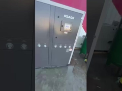 40 طن المبردة بالهواء طراز المجلد المبرد للماء 144 كيلوواط المبرد بالهواء النظام الصناعي لآلات التطويق