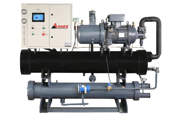 شراء 100hp المبردة بالماء منخفضة درجة الحرارة نوع المسمار التبريد في إيثيلين غليكول الخروج -30 درجة مئوية استخدام لمصنع المشروبات online manufacture