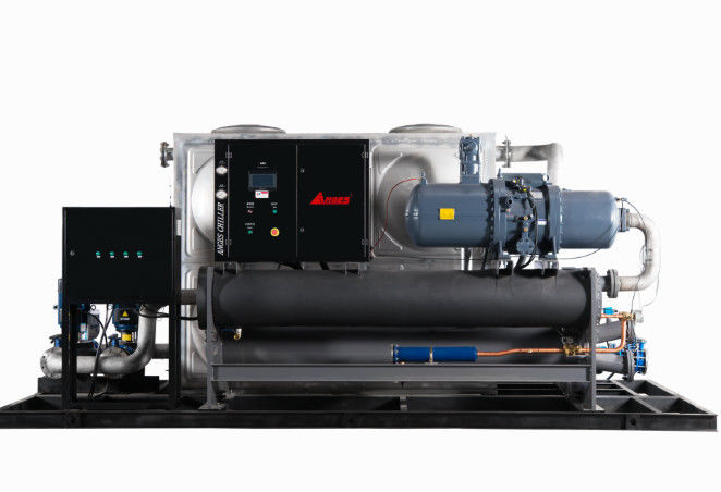 85HP مبرد صناعي نظام متكامل نوع برغي شبه محكم