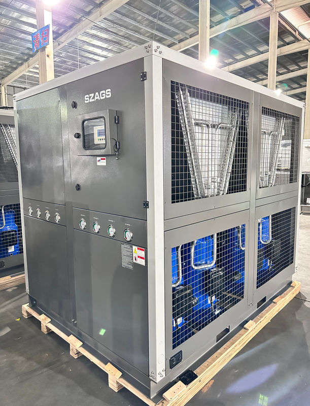 R407C الثلاجة 40HP ضاغط الصناعية سخان المياه للقالب البلاستيكية التبريد