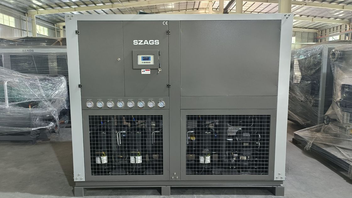 كفاءة عالية 40HP الصناعية المياه المبردة المبردة 130 كيلوواط لجهاز الحقن