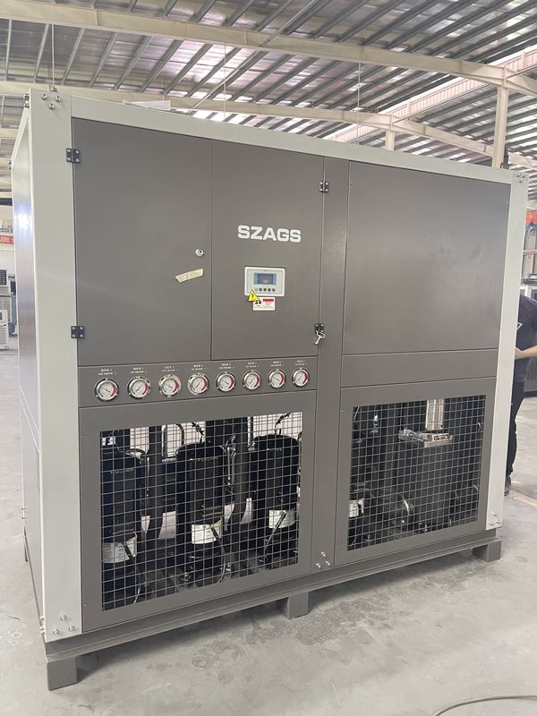كفاءة عالية 40HP الصناعية المياه المبردة المبردة 130 كيلوواط لجهاز الحقن