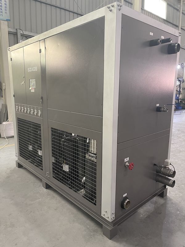 كفاءة عالية 40HP الصناعية المياه المبردة المبردة 130 كيلوواط لجهاز الحقن