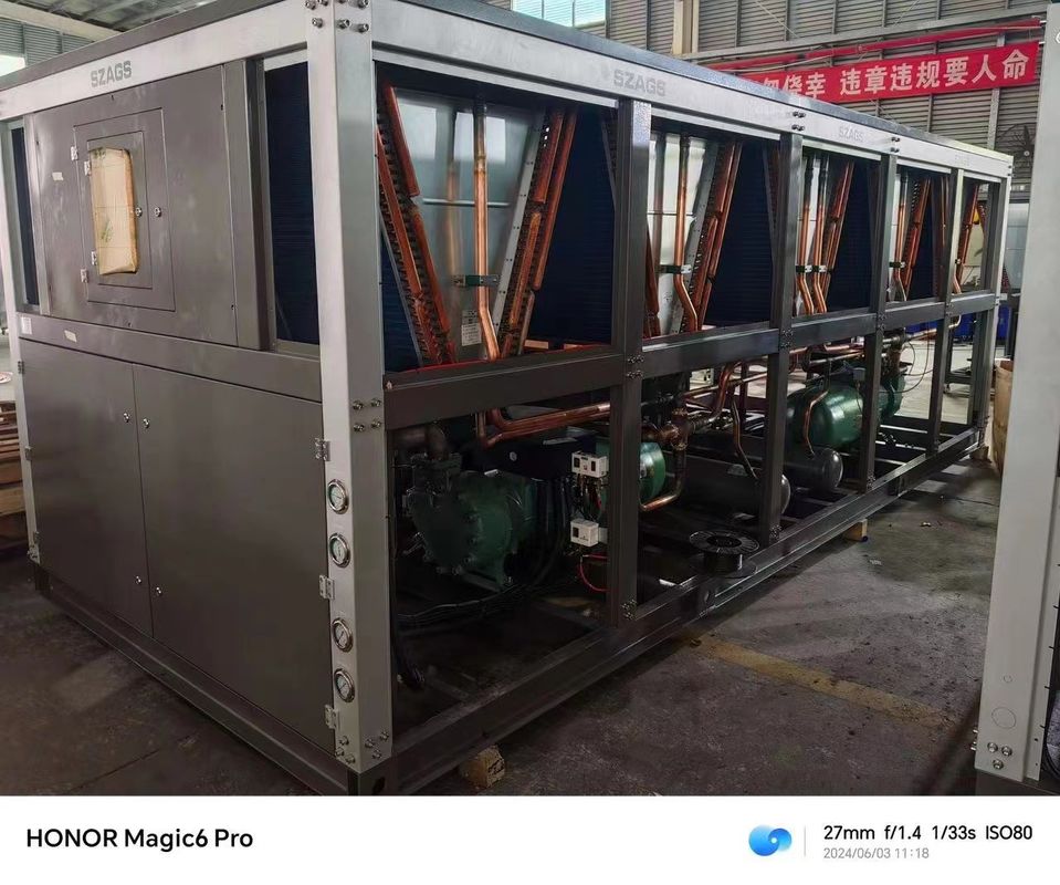 120hp المبردة المائية الصناعية المحمولة نوع المسمار شبه مغلق