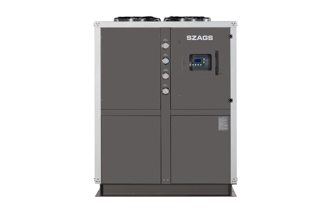 30HP النمط الصناعي الدورية المبردة بالهواء المبردة بالماء 92kW نظام التبريد المبردة الغليكول