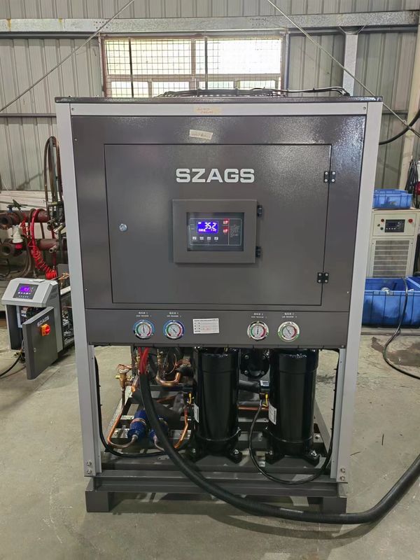 20HP نظام التبريد بالهواء التبريد بالهواء الصناعي طراز التمرير الباردة الماء