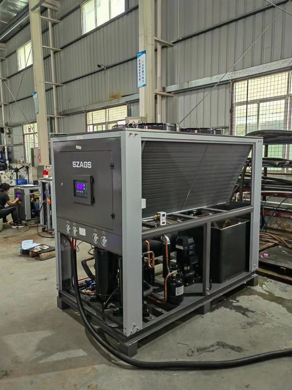 20HP نظام التبريد بالهواء التبريد بالهواء الصناعي طراز التمرير الباردة الماء