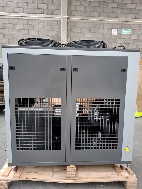 5HP المبرد المائي الصناعي معالجة البلاستيك 5RT المبرد بالهواء لمبرد الصيدلة الكيميائية مكثف أنبوب النحاس