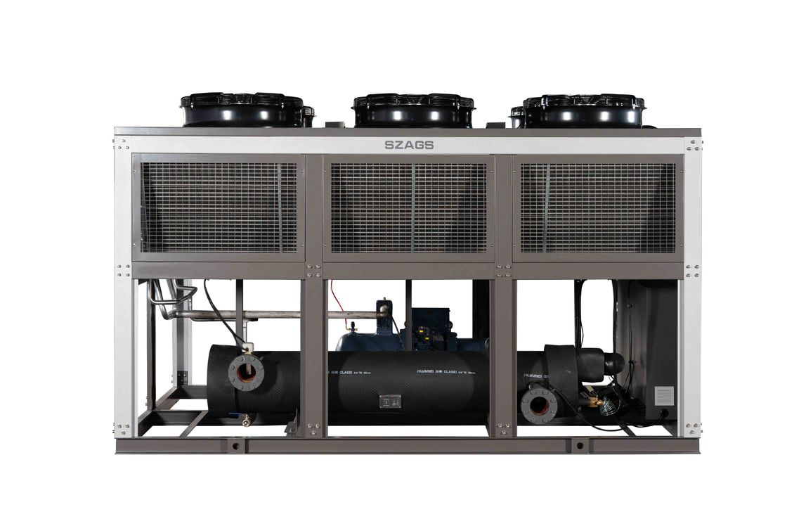 60HP المبردة بالهواء المسمار المضغوط المبردة الصناعية الكيميائية 60 طن آلة التبريد بالهواء ل 10 وحدات