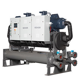 AGS-100WSH 100HP مطاردة بالماء برجل التبريد للطحن البلاستيكي ومعالجة العفن مع ضاغط برجل شبه مغلق